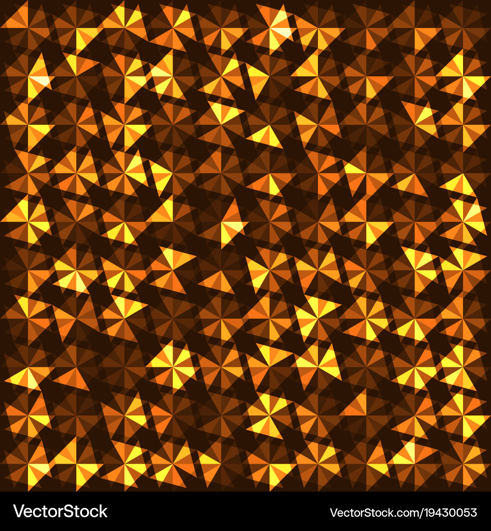 Abstract background of triangles vector image