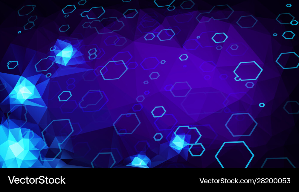 Abstract polygon and hexagon background Abstract polygon and hexagon background vector image