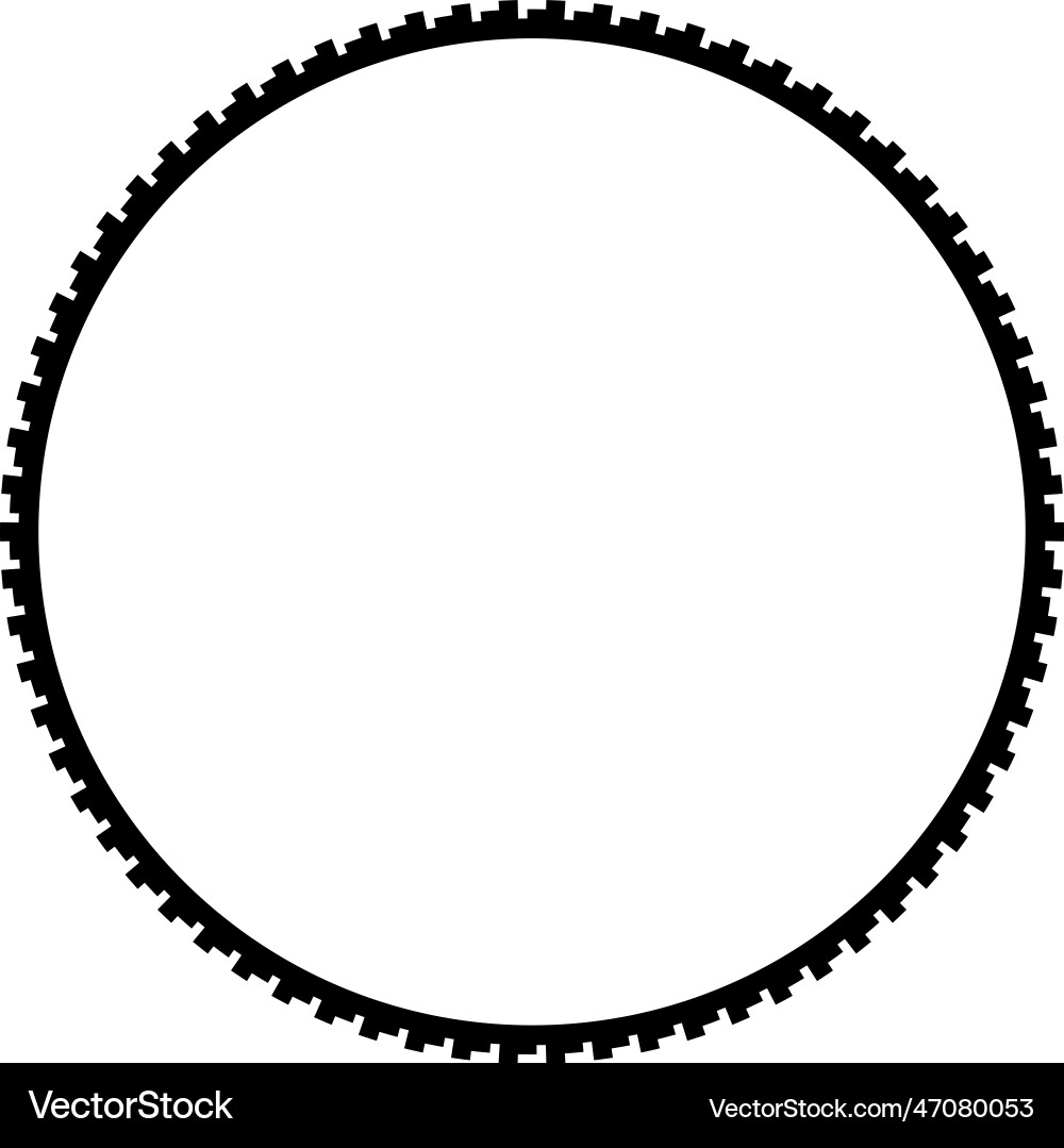 Circle frame round border shape icon Circle frame round border shape icon vector image