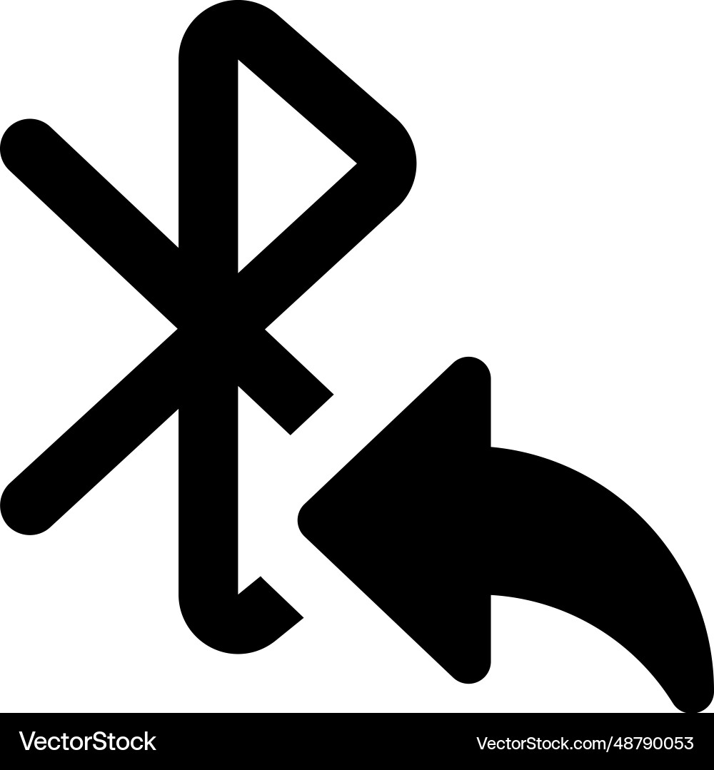 Data forwarding with bluetooth application vector image