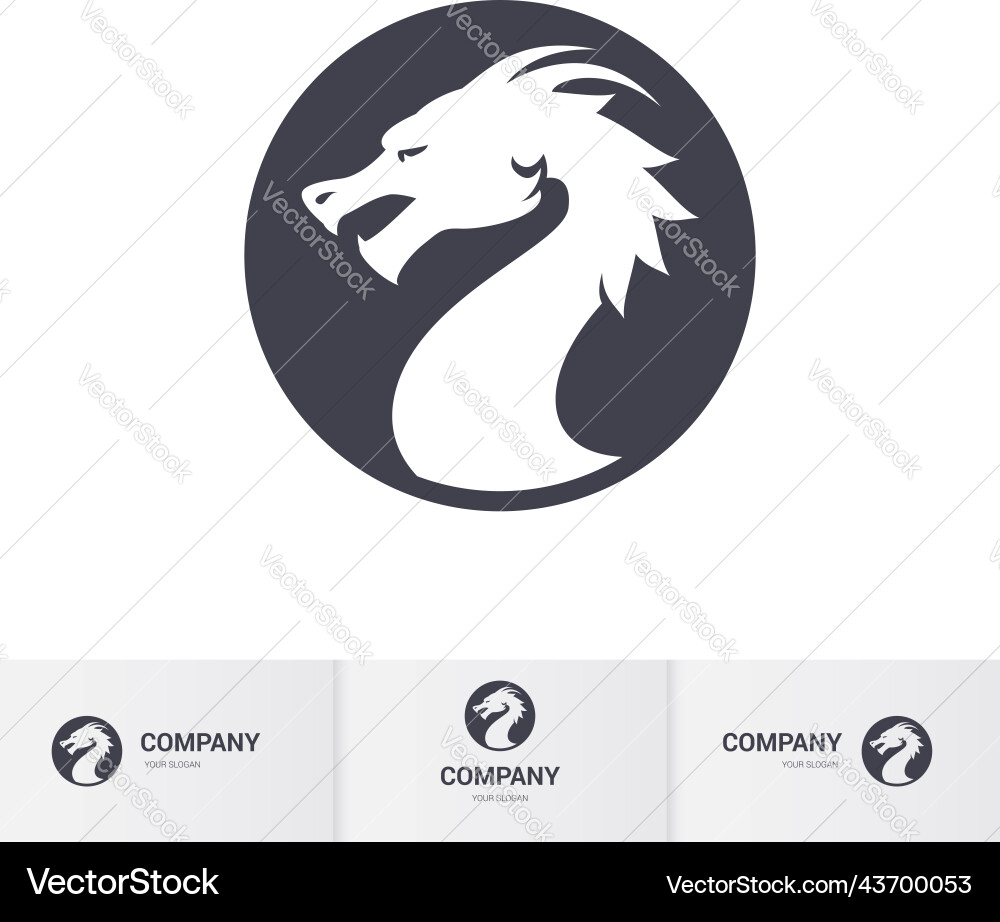Dragon head Dragon head vector image