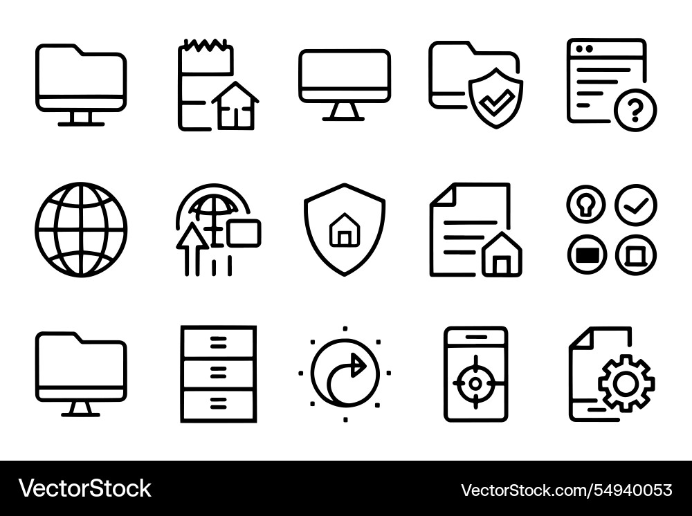 Ftp Internet Backup ssl Datenbank und Firewall Ftp Internet Backup ssl Datenbank und Firewall vektorbild