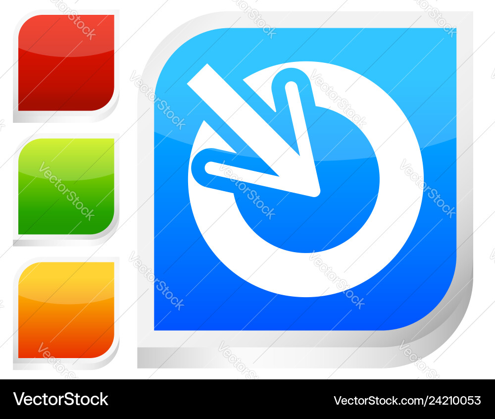 Position accuracy alignment concept icon cursor Position accuracy alignment concept icon cursor vector image