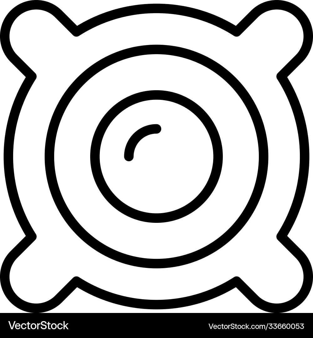 Speaker line icon Royalty Free Vector Image - VectorStock
