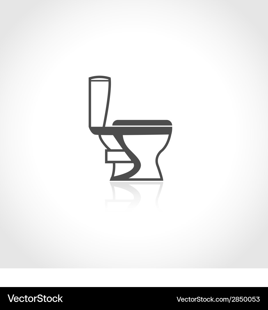 Toilet Bowl Plumbing Icon – Royalty-Free Vector | VectorStock, image size:935x1080