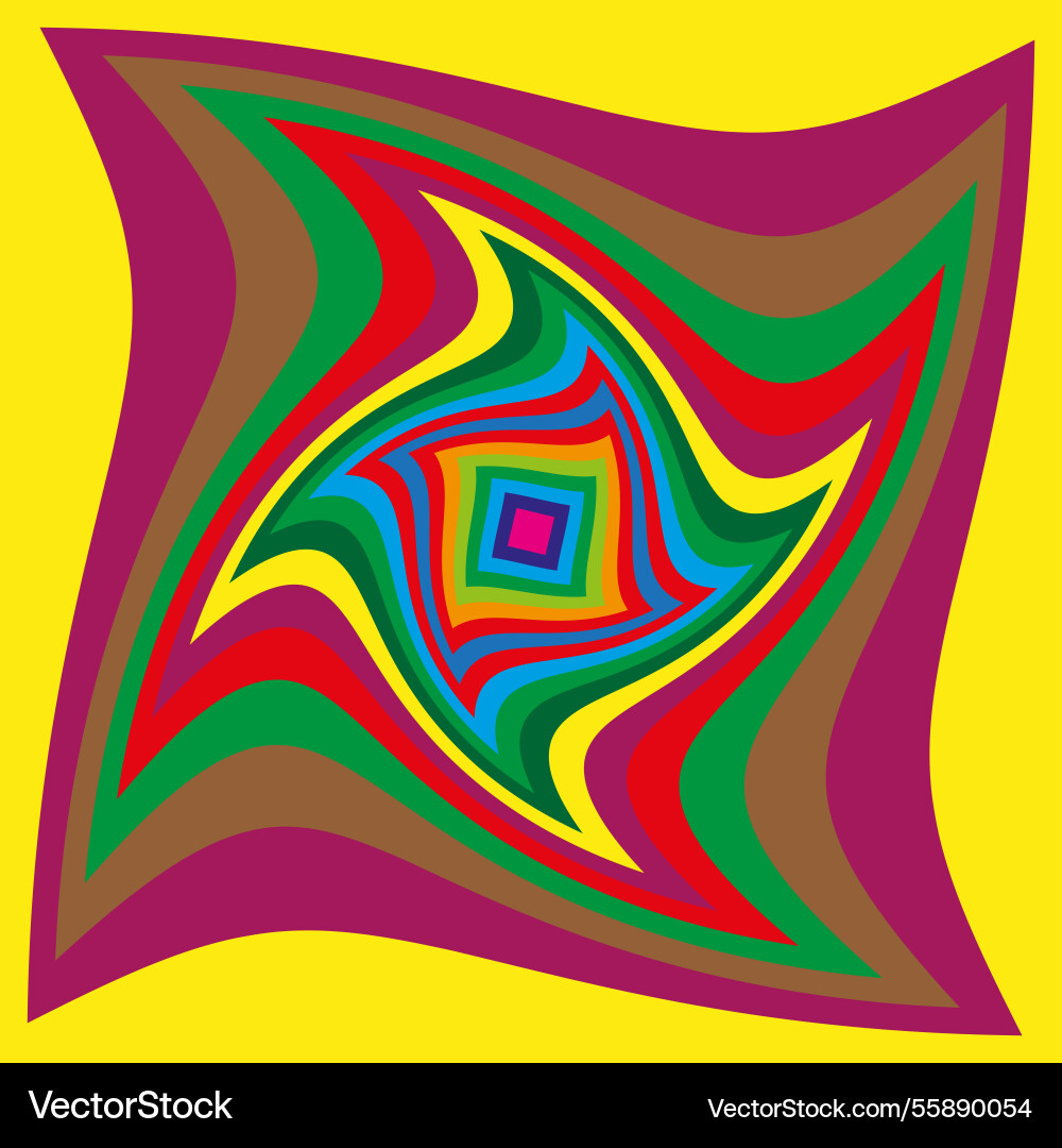 Abstract wave pattern colorful distorted shape Abstract wave pattern colorful distorted shape vector image