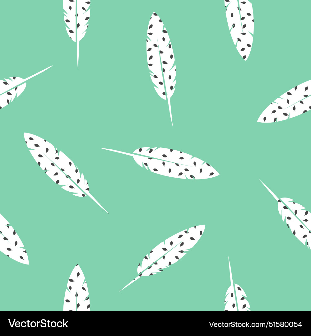 Bird feathers seamless pattern texture design Bird feathers seamless pattern texture design Vector Image