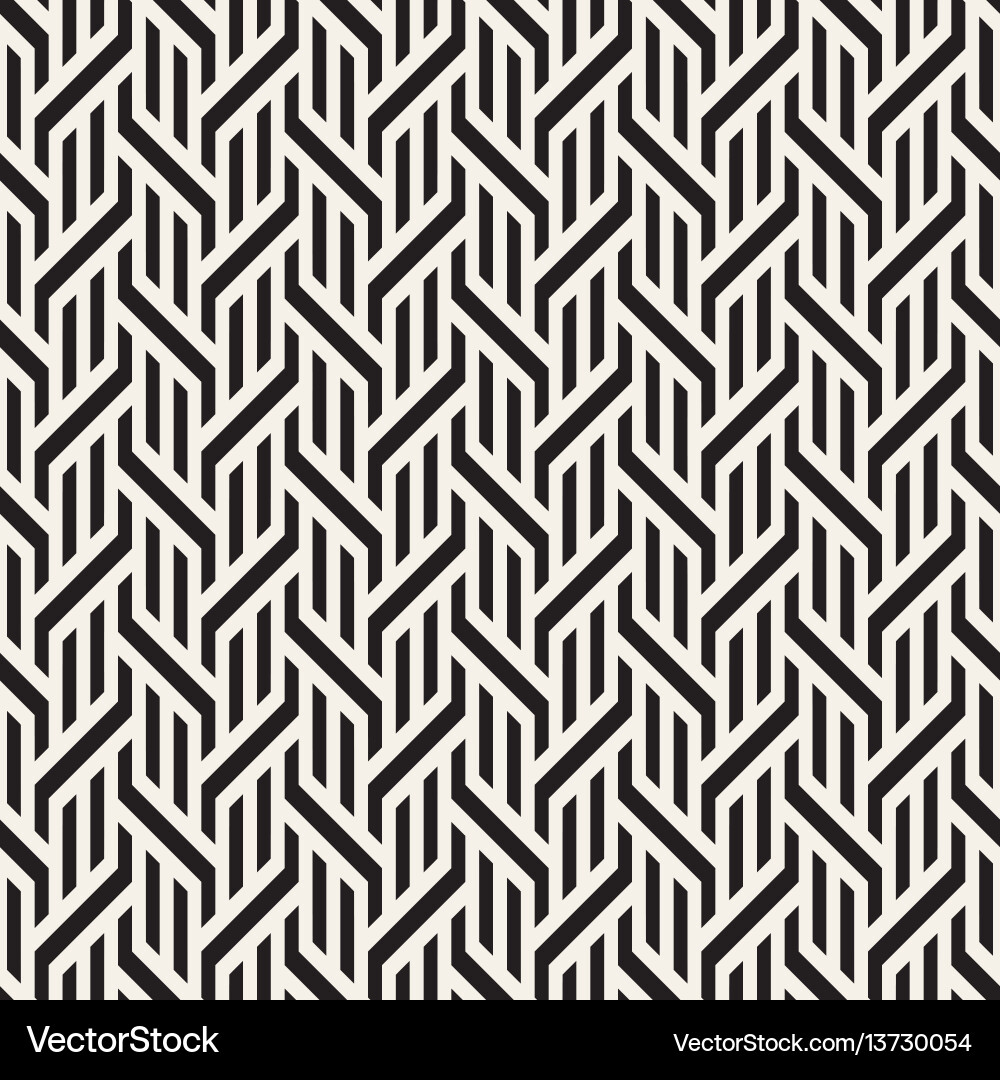 Modern Interlocking Lines Pattern vector image