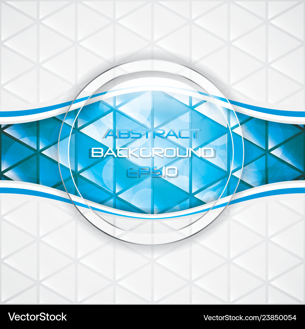 Triangular background vector image