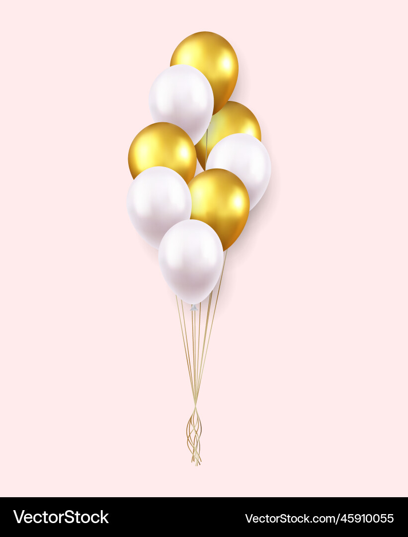 3d realistische bunte Geburtstagsballons 3d realistische bunte Geburtstagsballons vektorbild