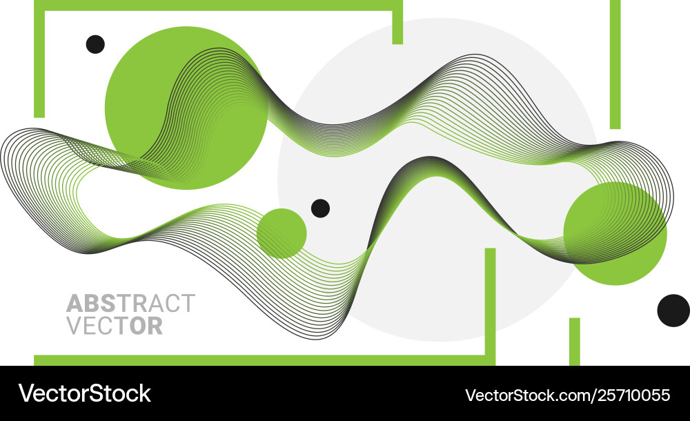 Abstract background with dynamic linear waves Abstract background with dynamic linear waves vector image