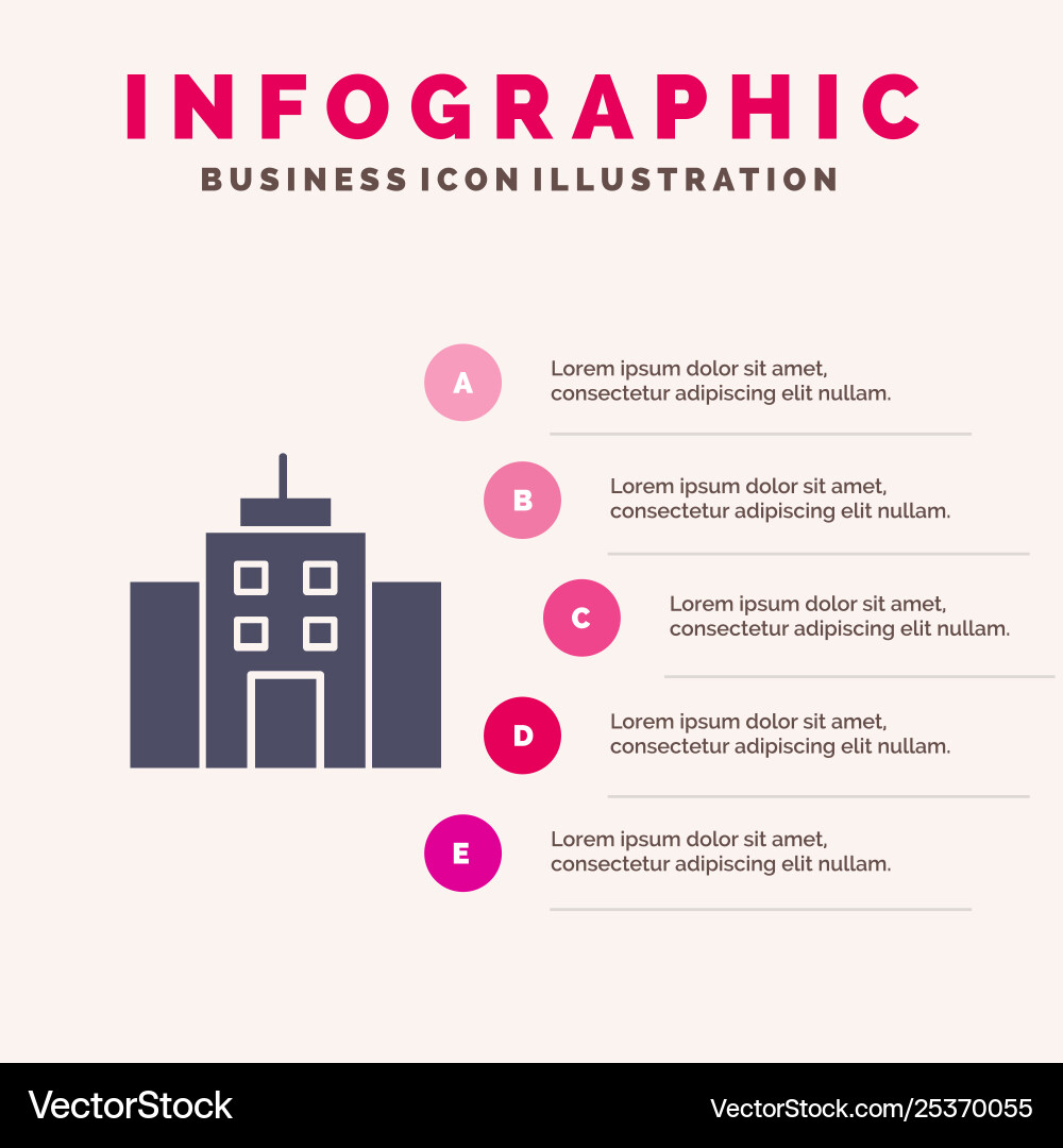 Building user office interface solid icon Building user office interface solid icon Vector Image
