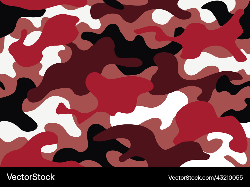 Camouflage texture seamless pattern abstract Vector Image