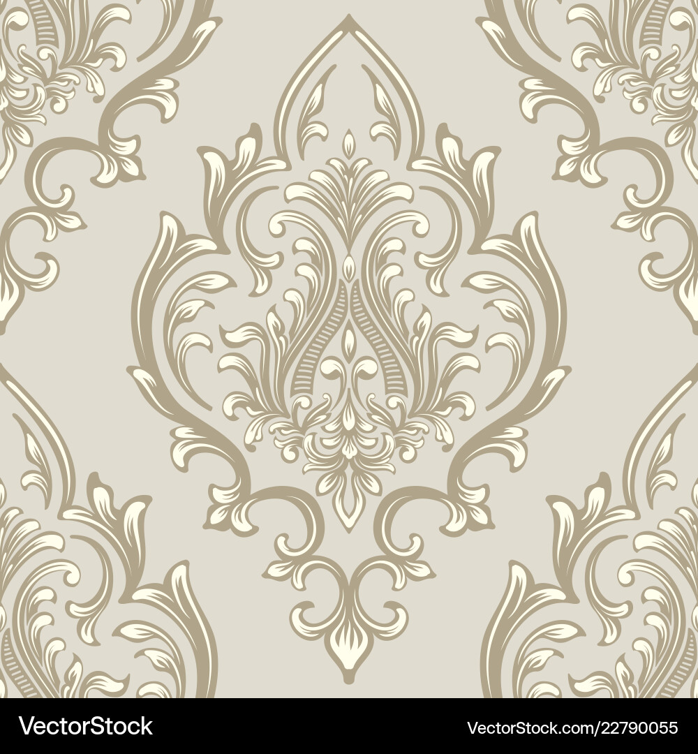 Elegant Damask Pattern Vector Image