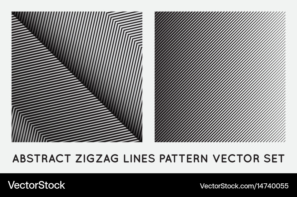 Zigzag Edge Pattern - Sharp Lines vector image
