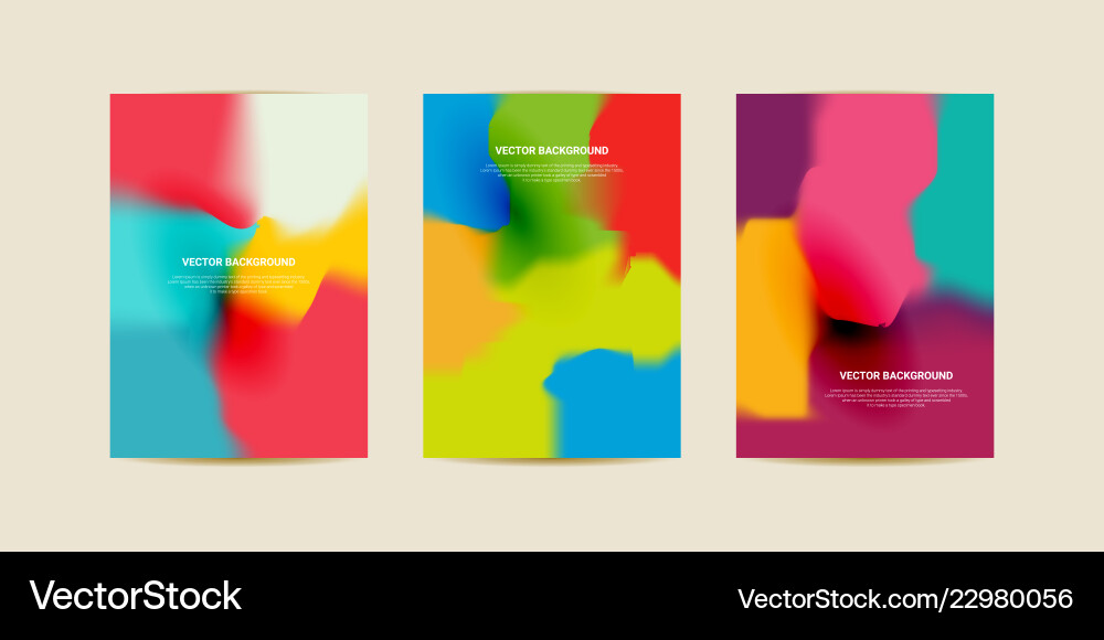 Abstract Gradient Mesh Backgrounds vector image