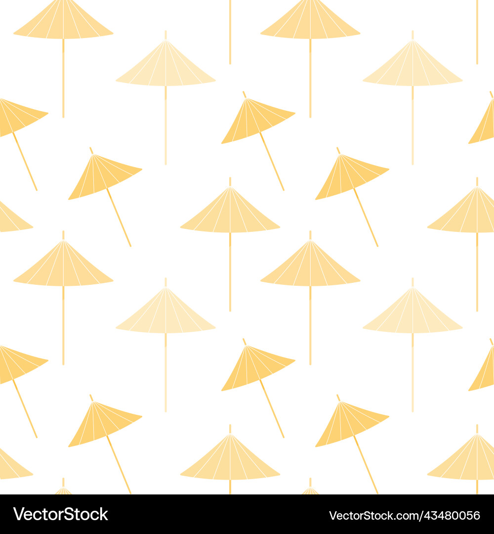 Abstract summer pattern with an image of cocktail vector image