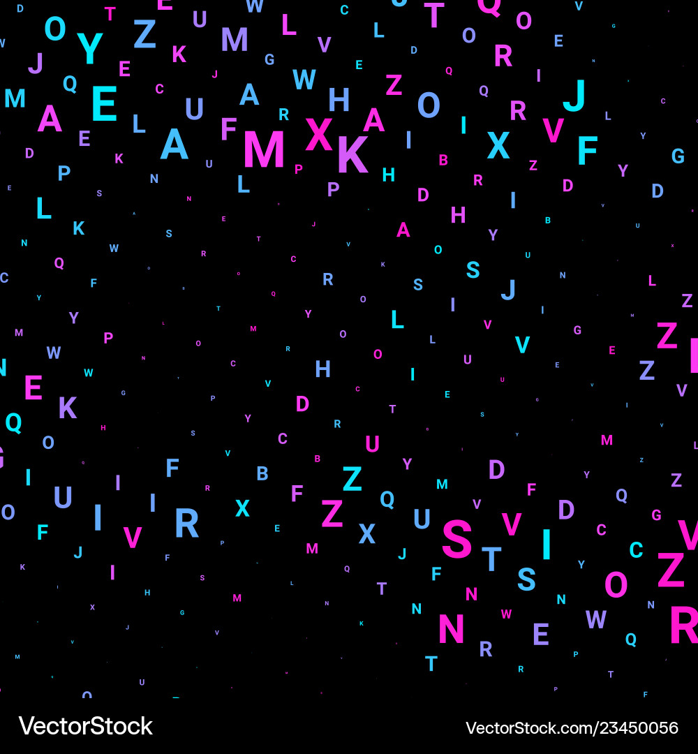 Abstract texture with letters Abstract texture with letters Vector Image