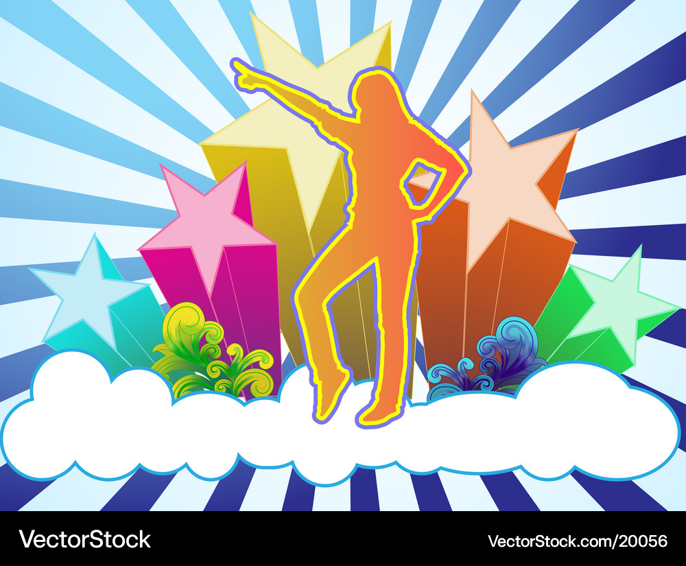 Celestial Dancer Vector Image