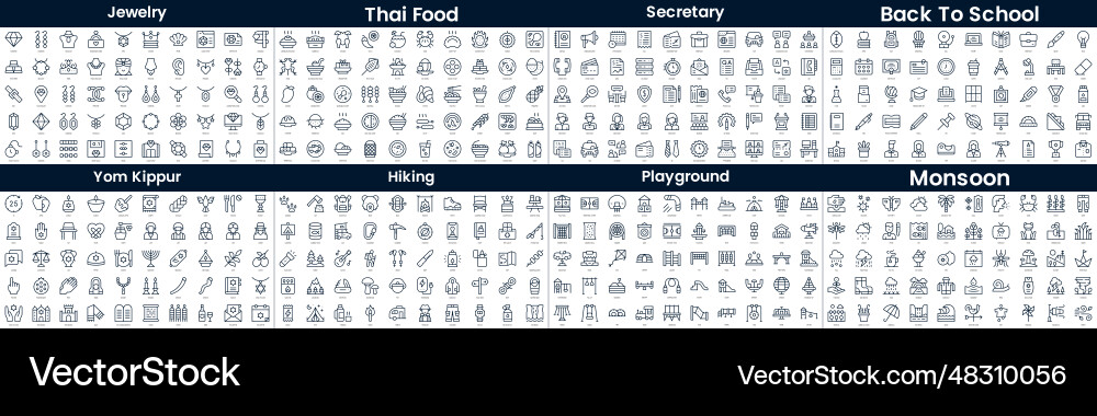 Linear style icons pack in this bundle include Linear style icons pack in this bundle include vector image