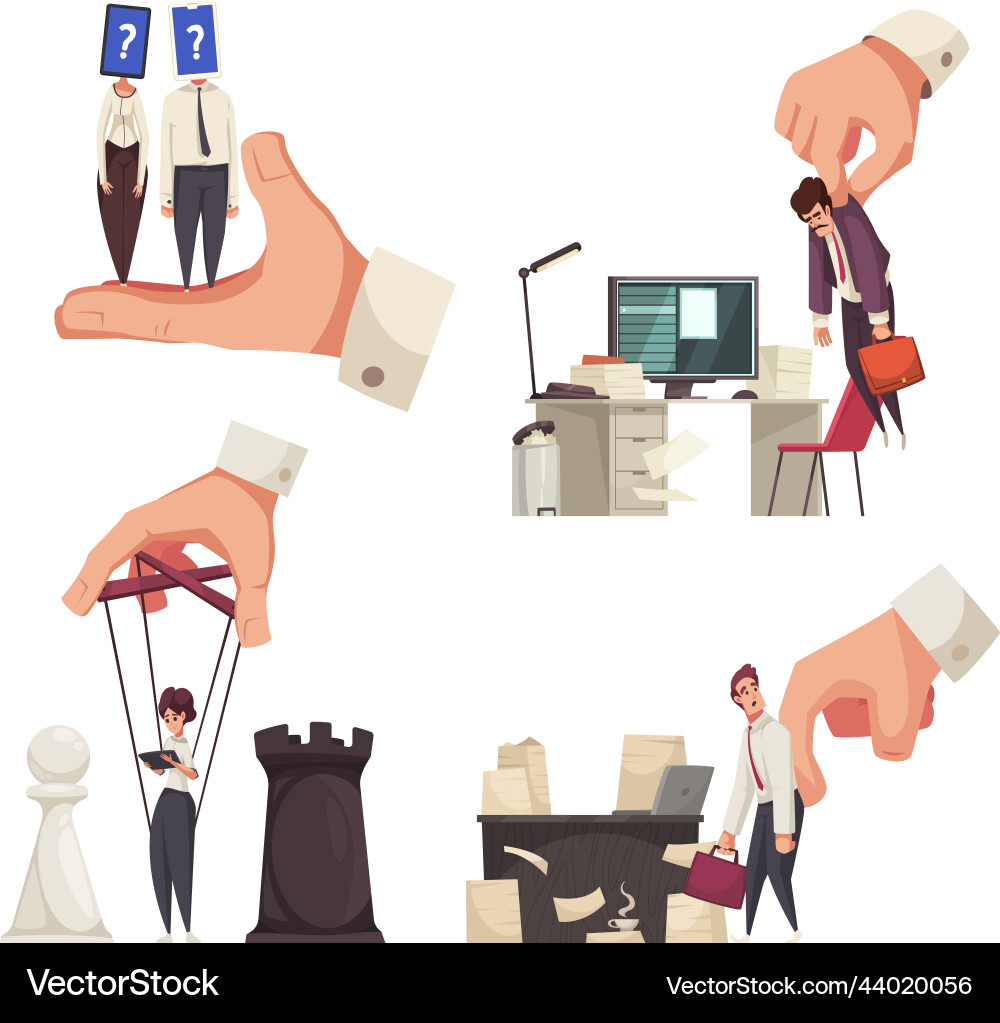 Manipulation 2x2 design concept Manipulation 2x2 design concept vector image