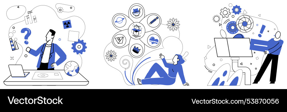 Operational efficiency increase in productivity Operational efficiency increase in productivity vector image