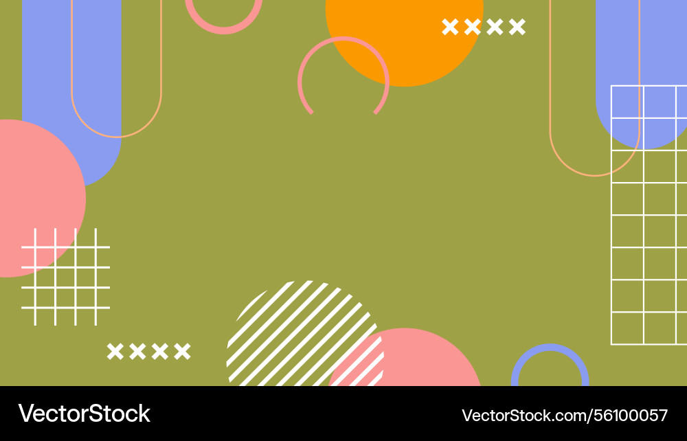Abstract geometric pattern background Vector Image