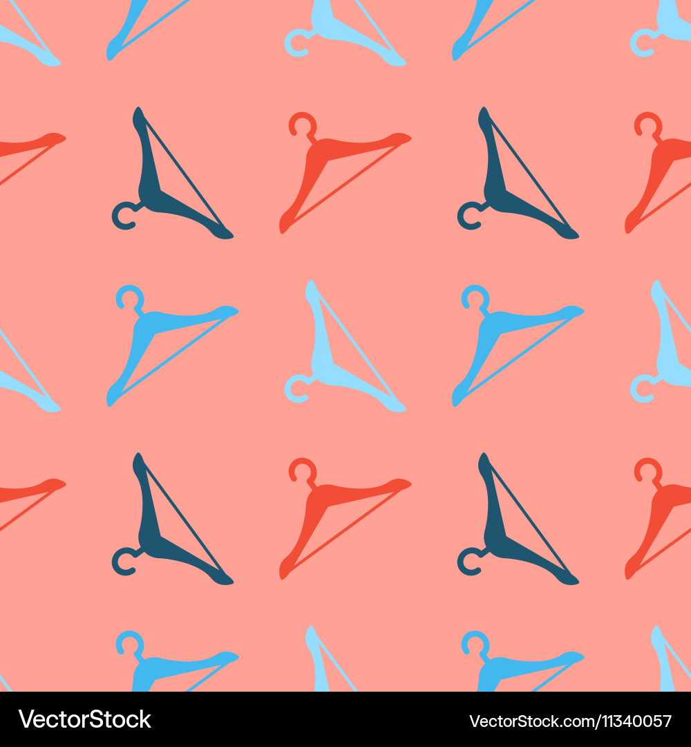 Abstract hanger seamless pattern or background vector image