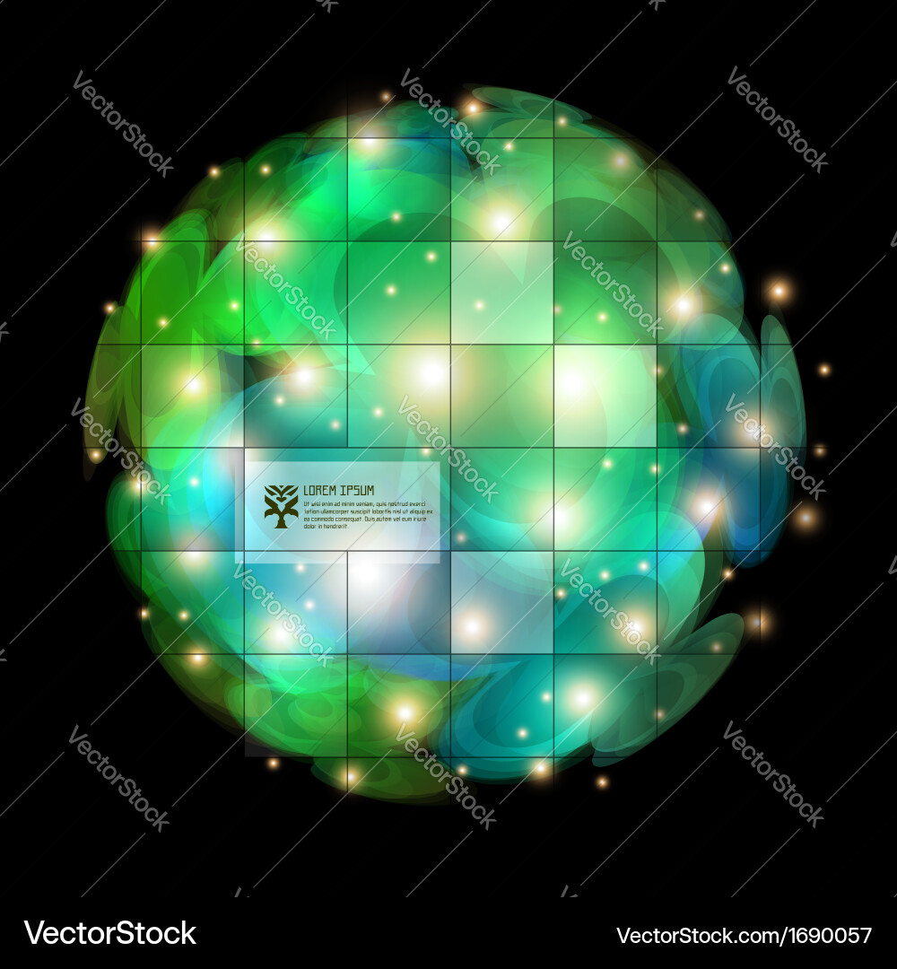 Abstract usable for different design vector image