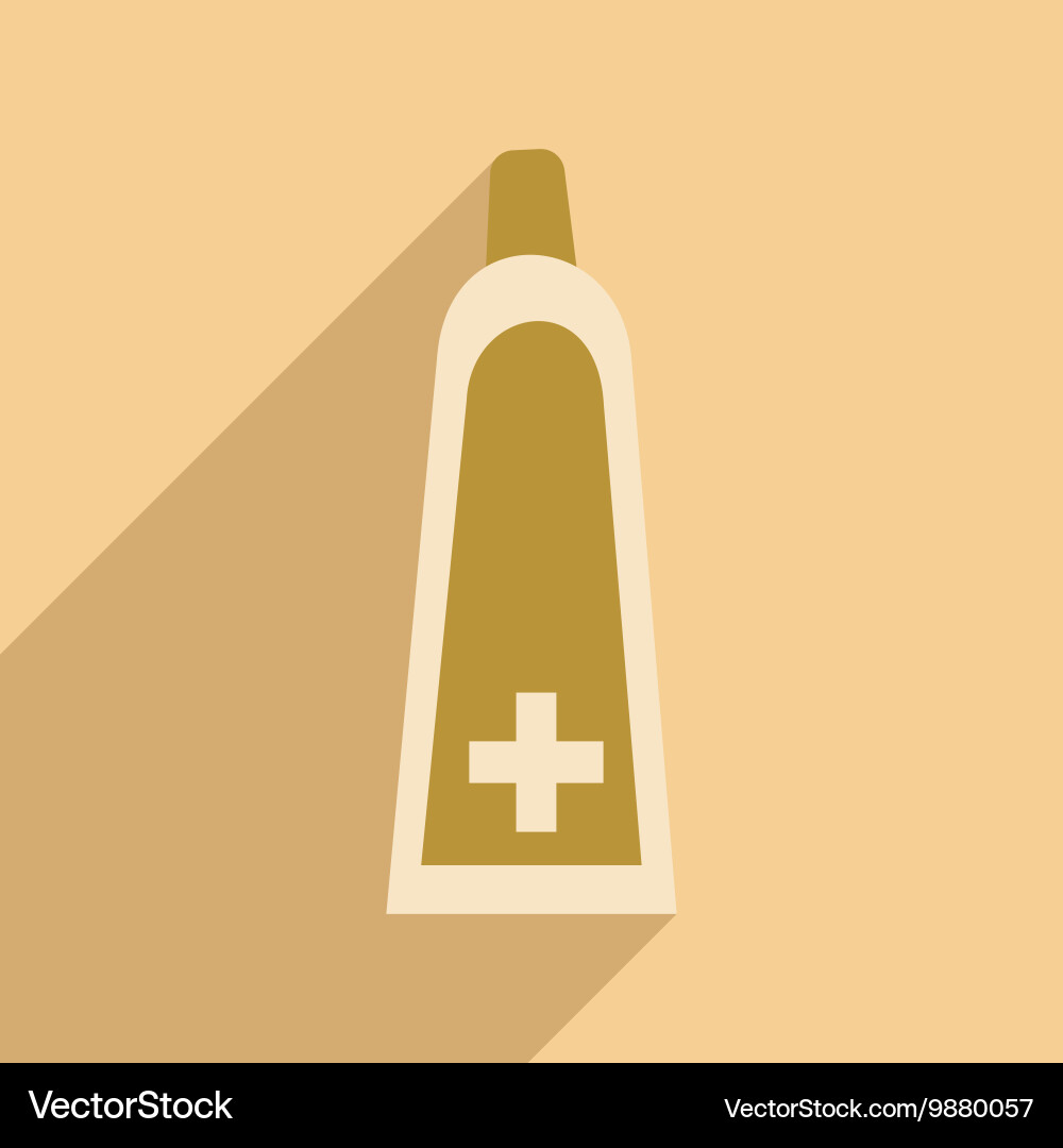 Flat with shadow icon and mobile application vector image