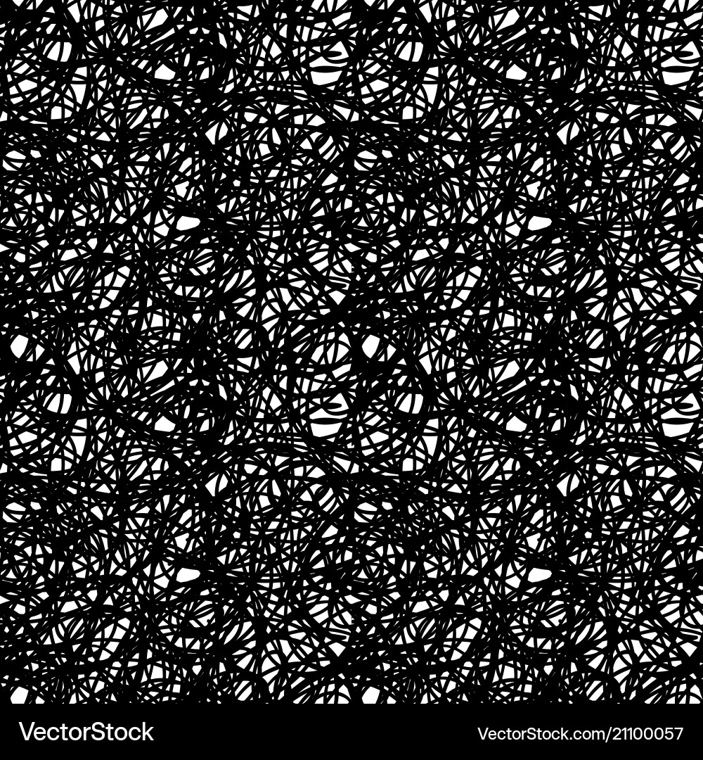 Hand Drawn Seamless Dot Pattern vector image