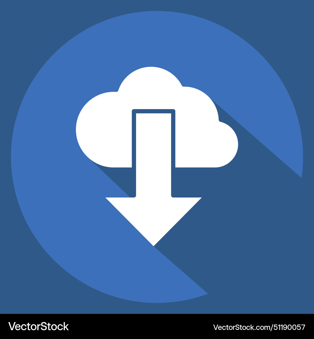 Icon cloud computing related to security symbol Icon cloud computing related to security symbol vector image