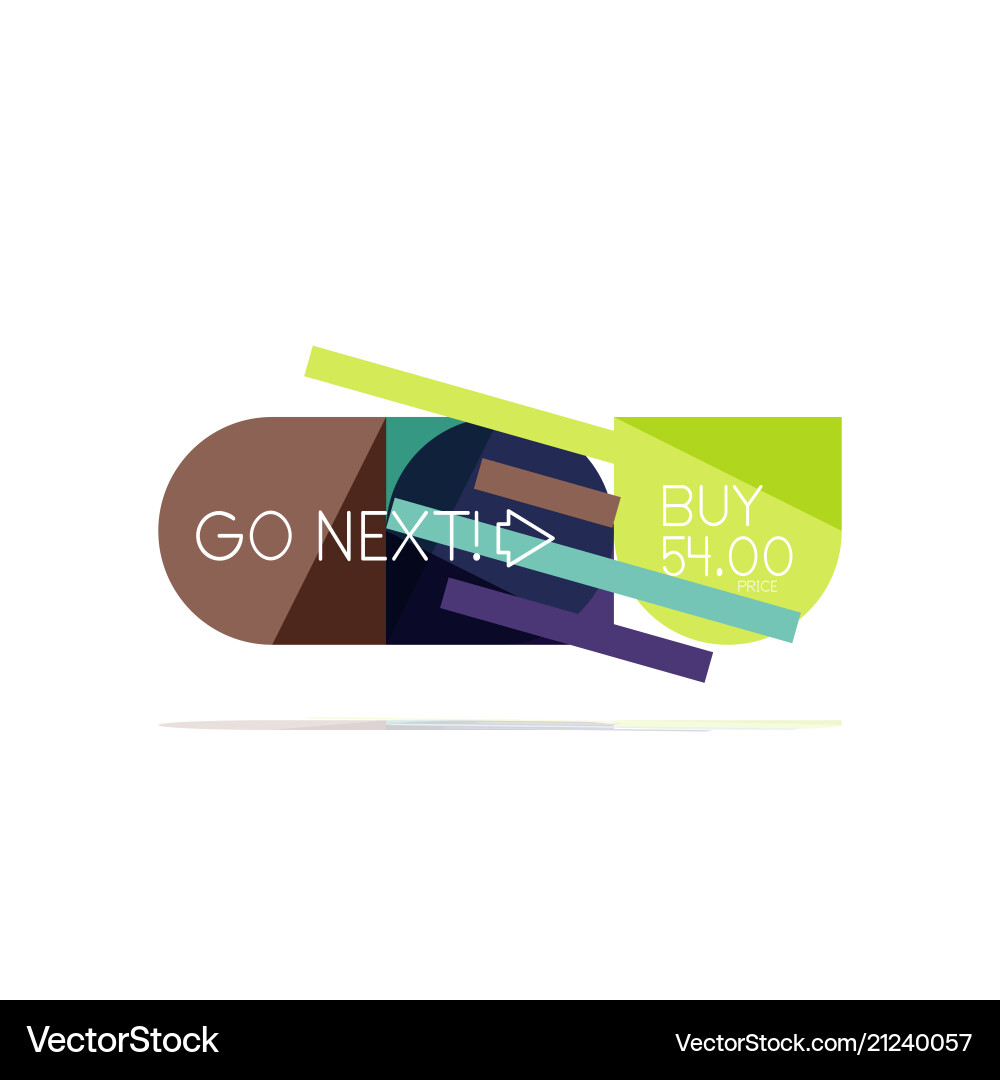 Minimal flat clean abstract option step Minimal flat clean abstract option step vector image