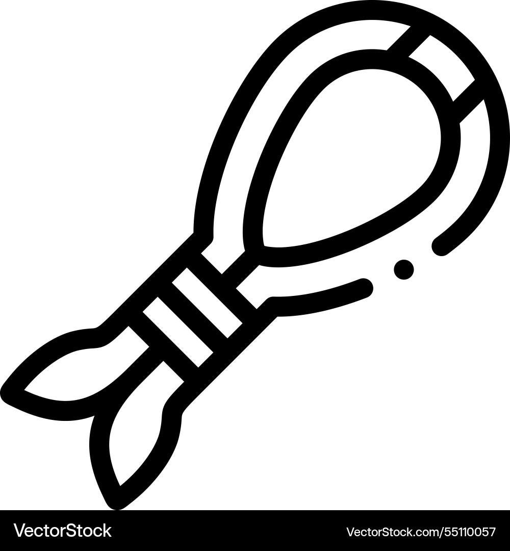Monitor icon thin linear style design isolated Monitor icon thin linear style design isolated vector image
