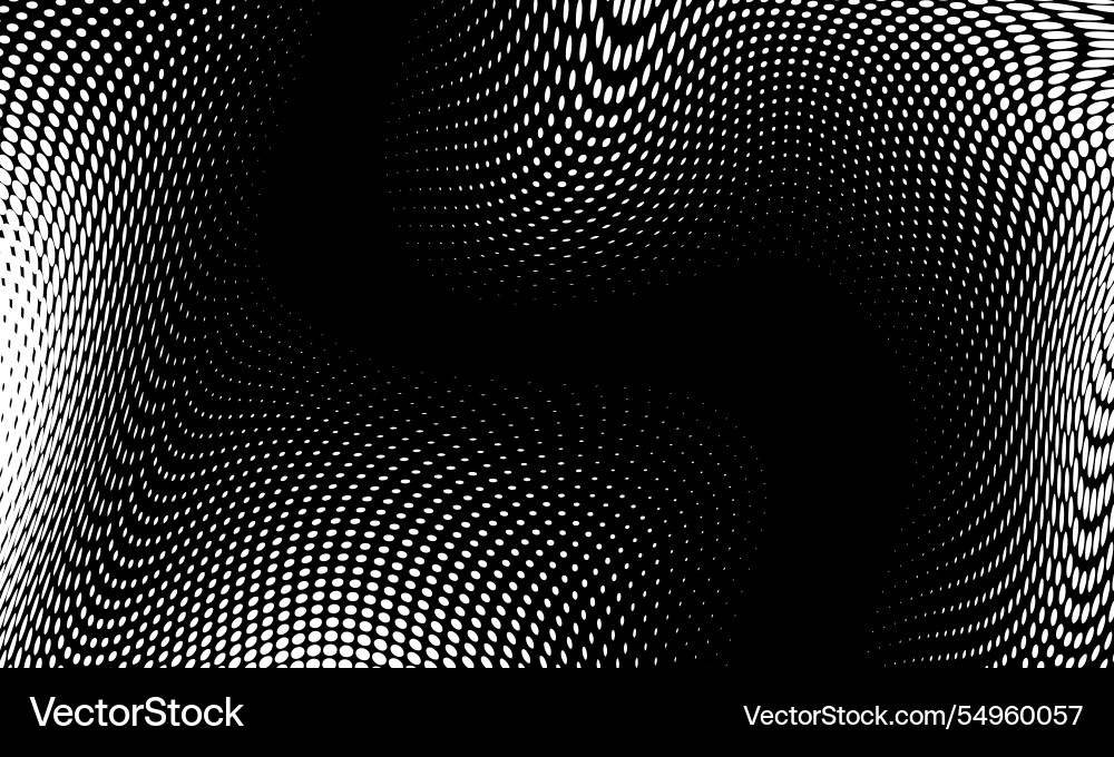 Monochrome gradient halftone dots background Monochrome gradient halftone dots background vector image
