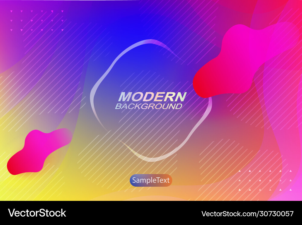 Multicolor iridescent design with gradient Multicolor iridescent design with gradient vector image