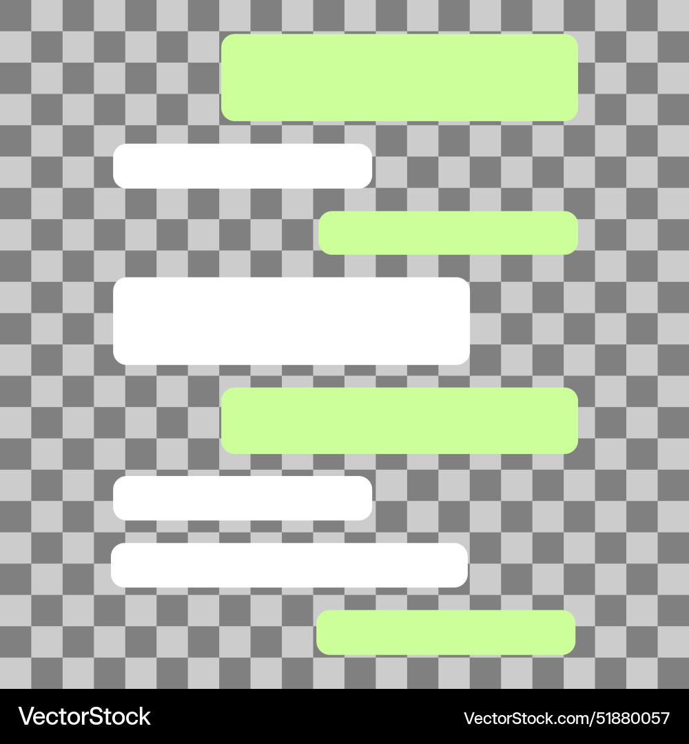 Short bubble message chat speech conversation Short bubble message chat speech conversation vector image