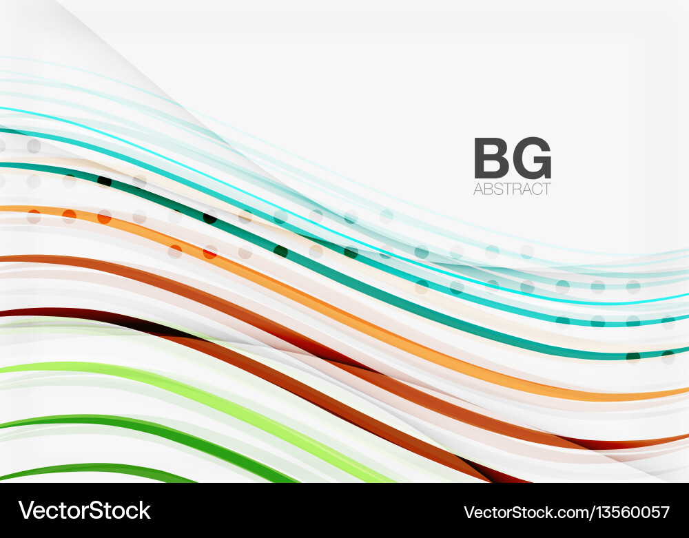 Thin lines wave abstract background Thin lines wave abstract background Vector Image
