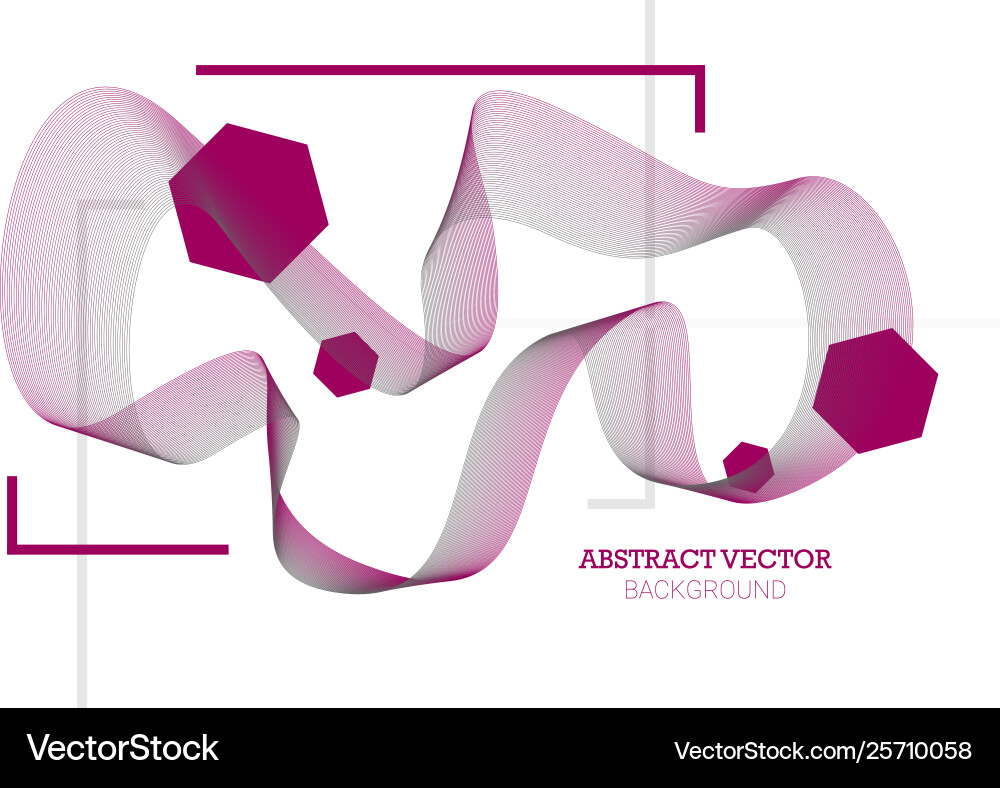 Dynamic Linear Wave Background vector image