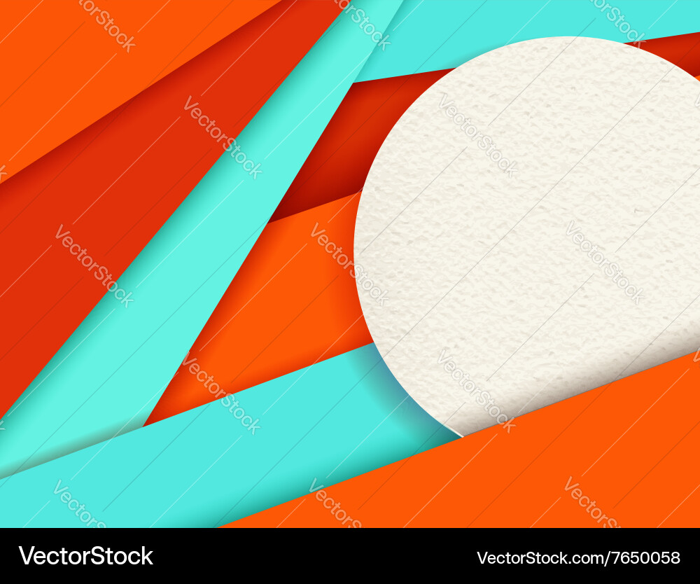 Material design background with colorful shapes