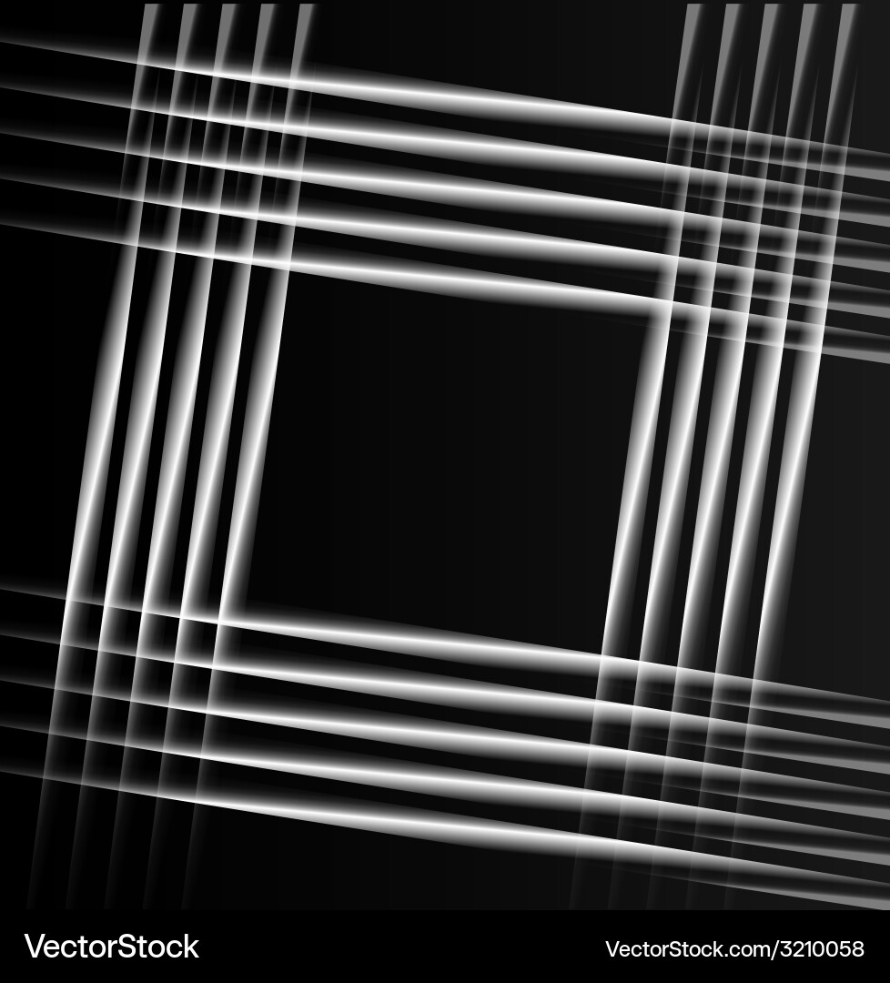 Metallic pattern design grid black background tex vector image