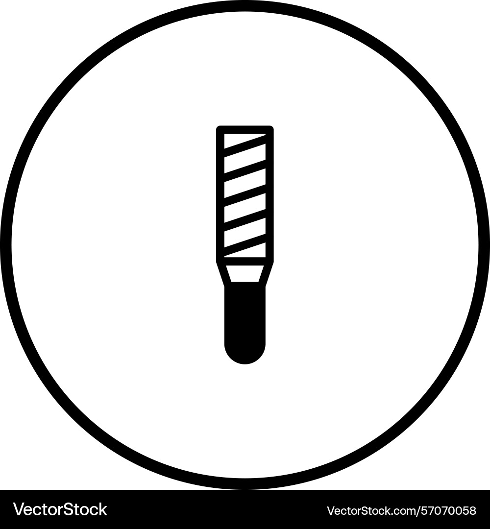 Minimalist file tool icon design within a black vector image