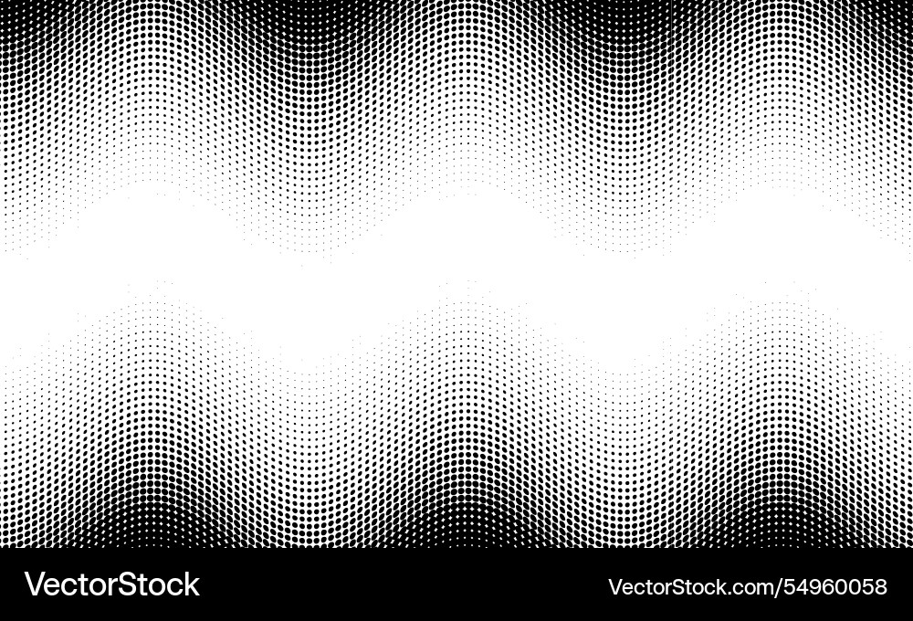 Monochrome gradient halftone dots background Monochrome gradient halftone dots background vector image