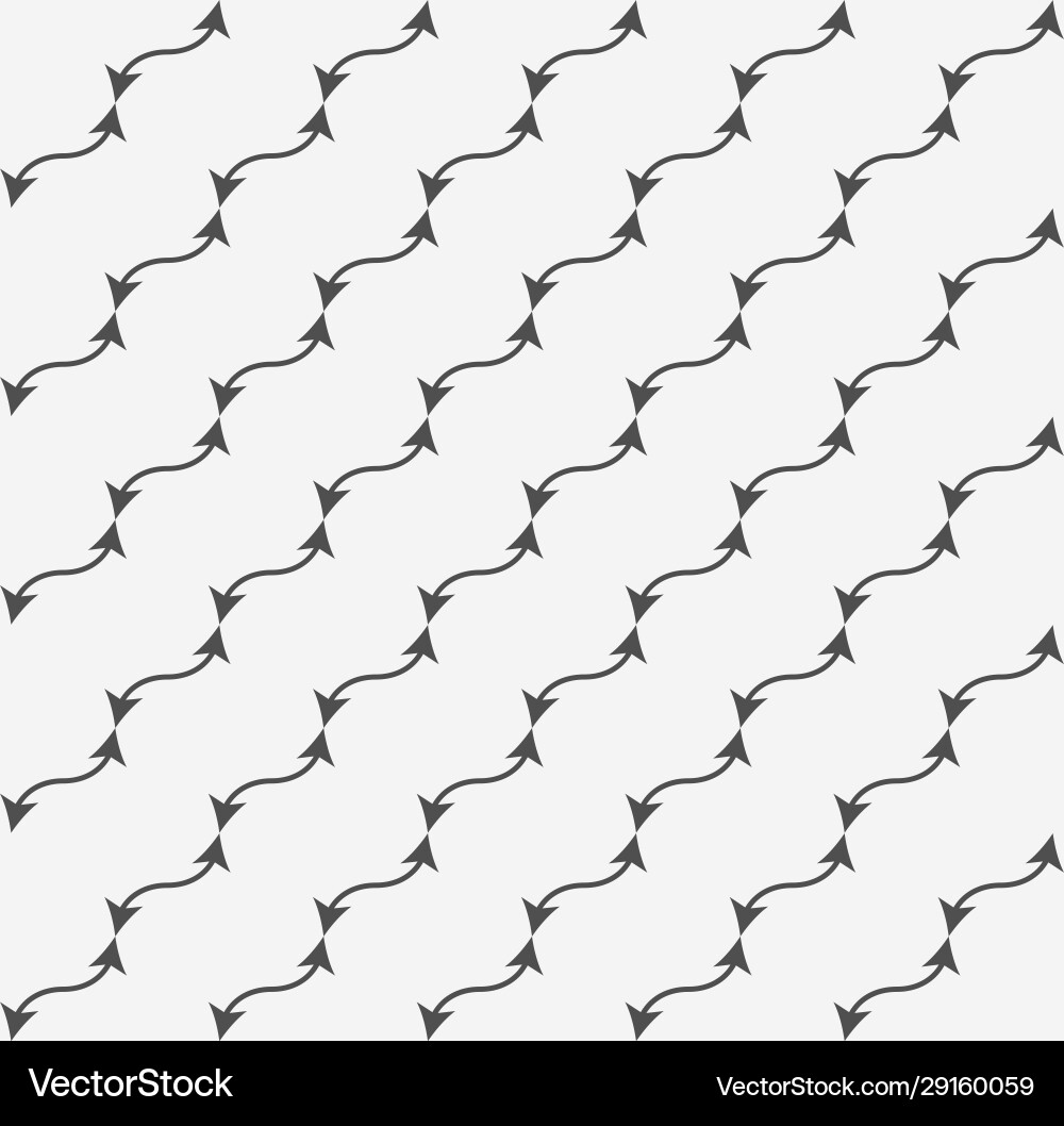 Black curve arrow pattern Black curve arrow pattern vector image