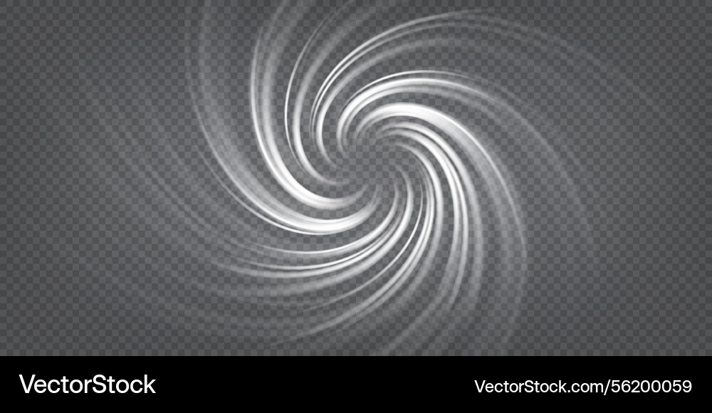 Circle air rotation effect Circle air rotation effect vector image