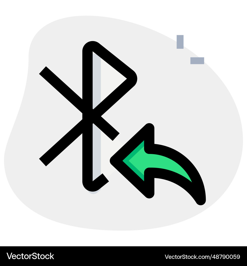 Data forwarding with bluetooth application Vector Image