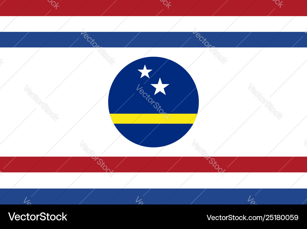Flag rectangular shape vector image