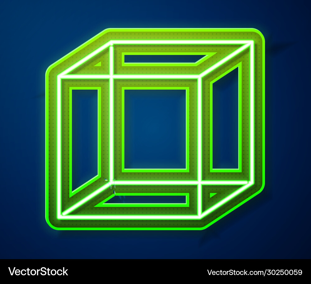 Glowing neon line function mathematical symbol Glowing neon line function mathematical symbol vector image