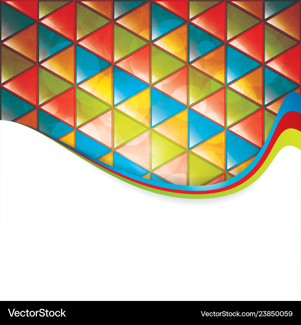 Triangular background Triangular background Vector Image