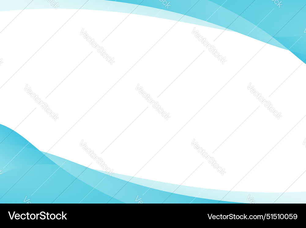 Wavy border design with gradient colors vector image